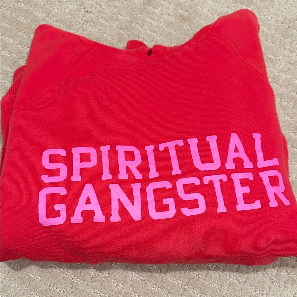 Spiritual Gangster Vibrant Red Pullover